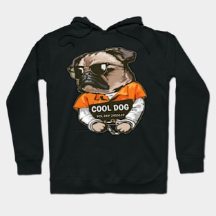 cartoon-pug-dog-prisoner-costume-with-sign- Hoodie